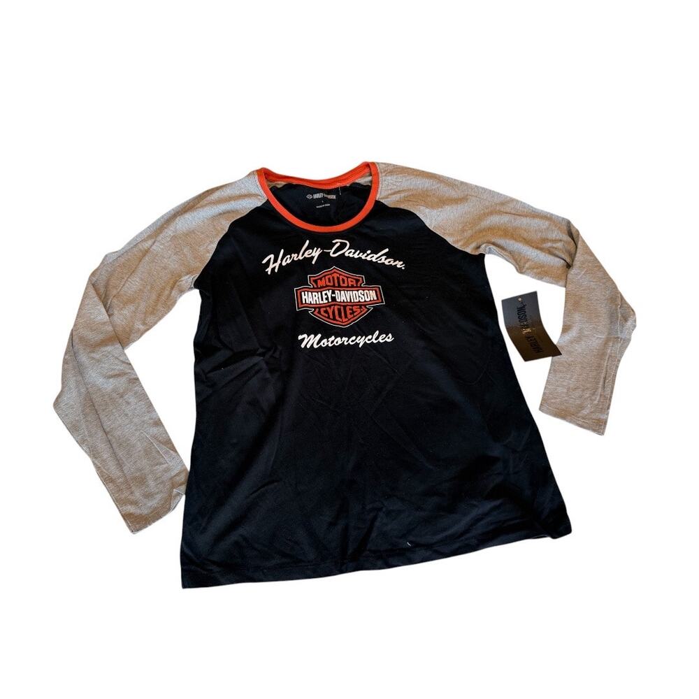 Harley-Davidson Women's First-Class Raglan Tee - NWT - Picture 2 of 7